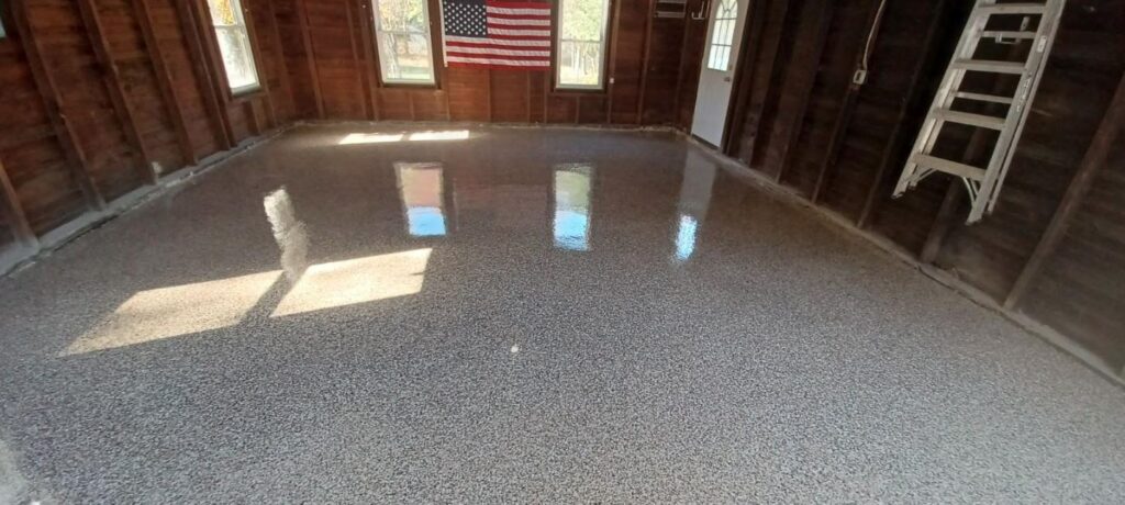 Epoxy Garage Floor in Ocean County, NJ With 1 Day Installation