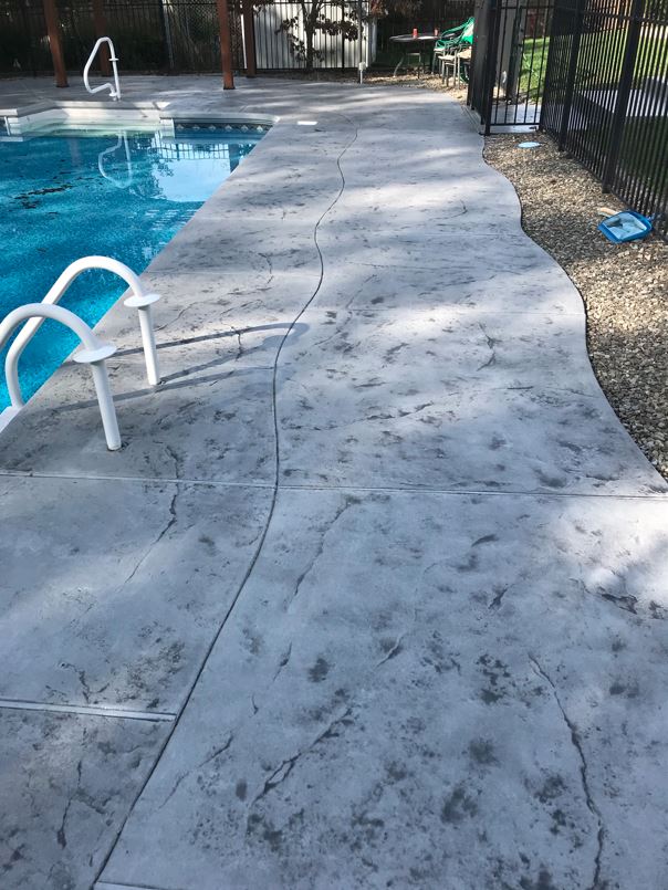 Restoring the color of faded stamped concrete new jersey