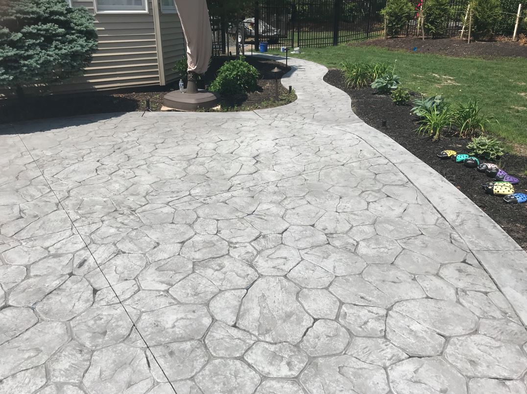 Stamped Concrete Recoloring: A Cost-Effective Alternative to Replacement