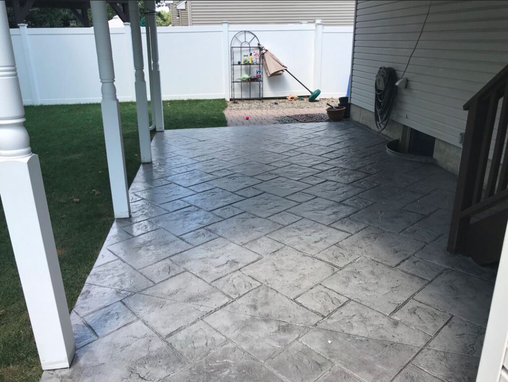 restoring faded stamped concrete new jersey