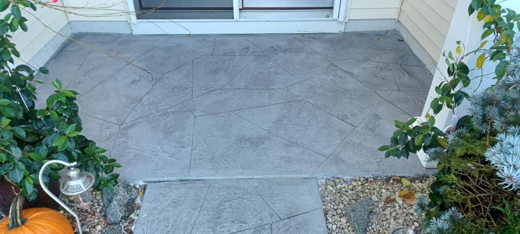 stamped concrete recoloring ocean county, nj