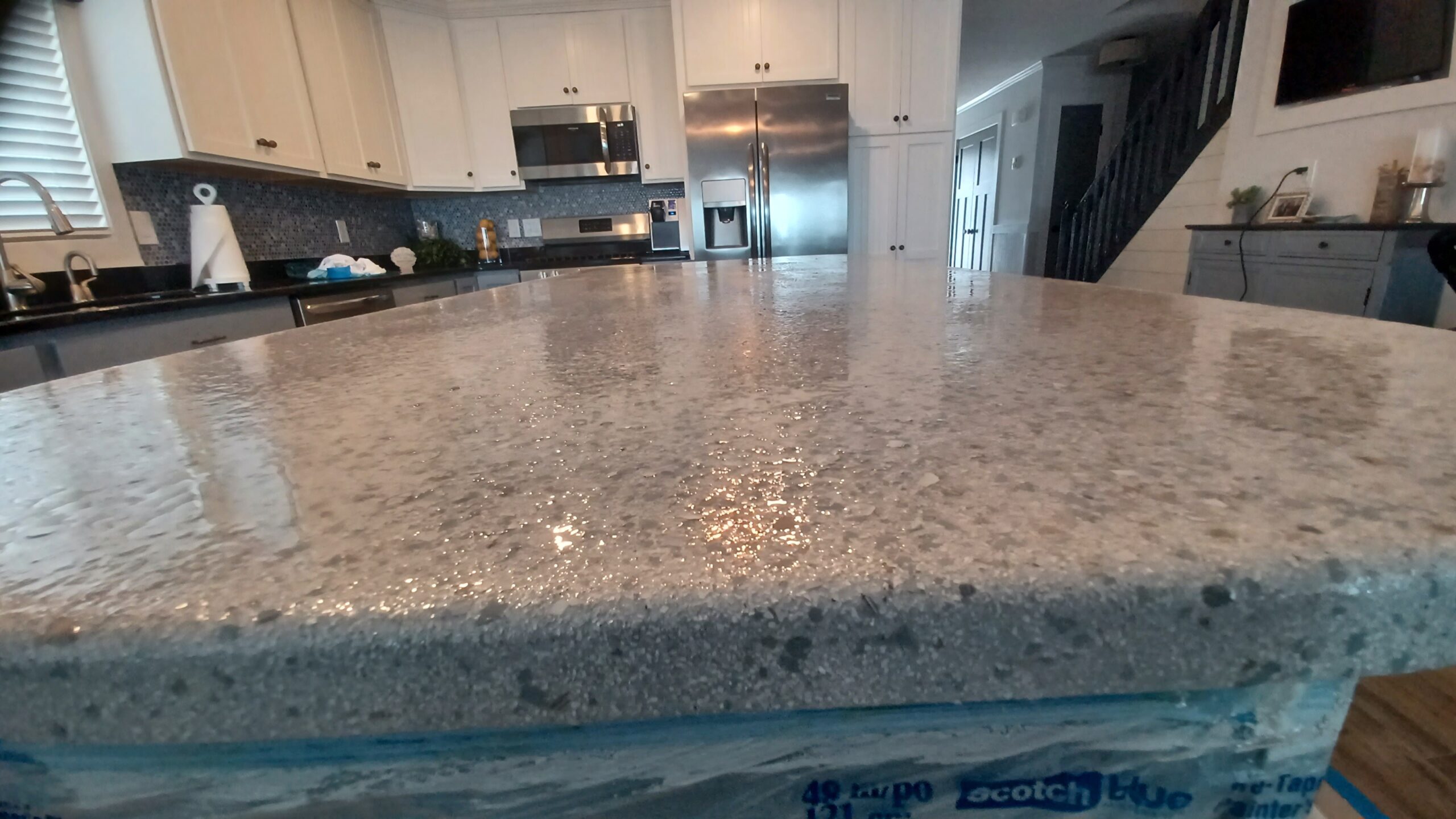 Celebrate Independence Day with a Stunning Kitchen Island Makeover in Seaside Heights, NJ!