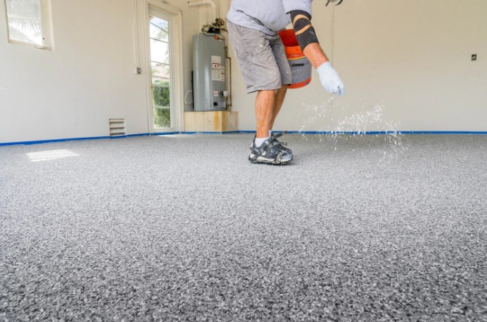 polyaspartic flooring epoxy gloss nj