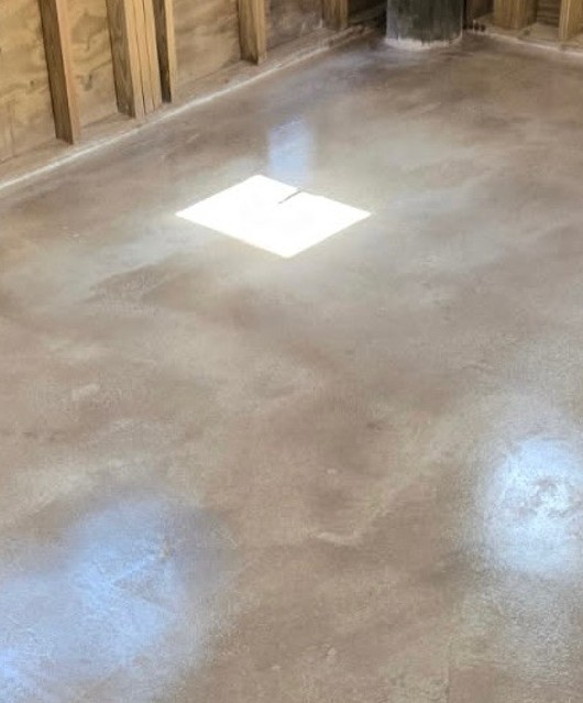 Polished concrete burnished floor project in Surf City, New Jersey