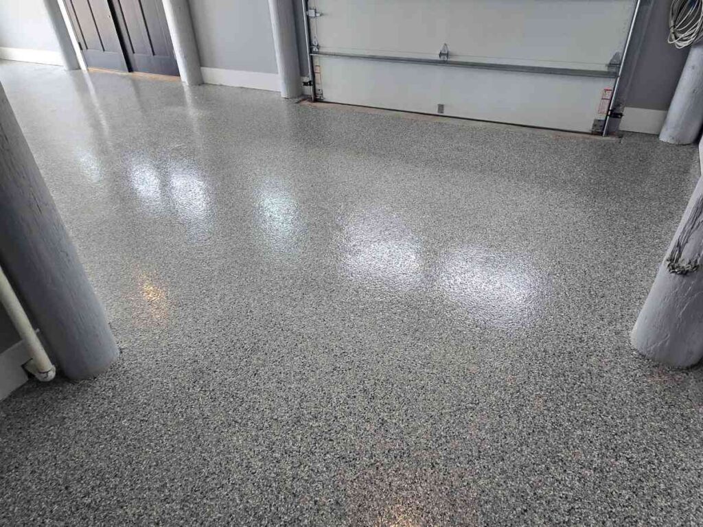 Our recent epoxy floor installation in Surf City, NJ