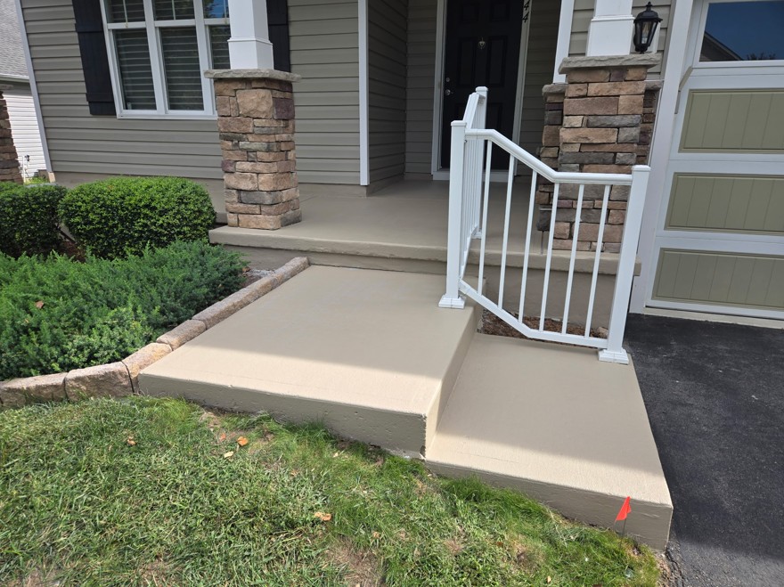 concrete resurfacing front porch little egg harbor