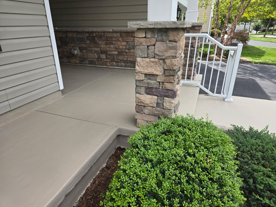 concrete resurfacing front porch little egg harbor