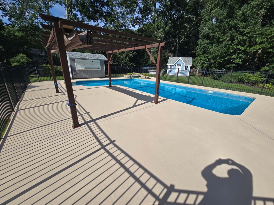 Pool Deck Resurfacing in Manahawkin, NJ: Another 5-Star Renu Kool Deck Project